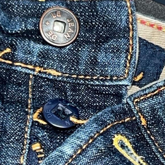 Vintage Marithe Francois Girbaud Baggy Blue Denim Shorts Men Jhorts Waist 42 - Picture 3 of 6